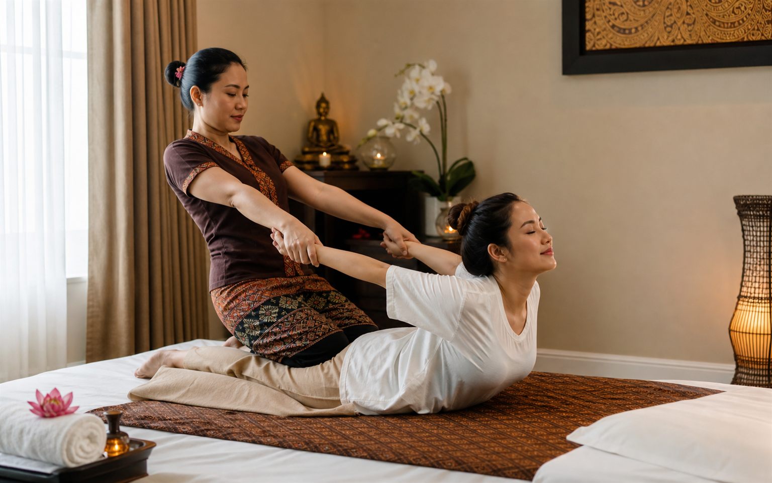 Thaimassage hos Lucky Spa Massage i Handen